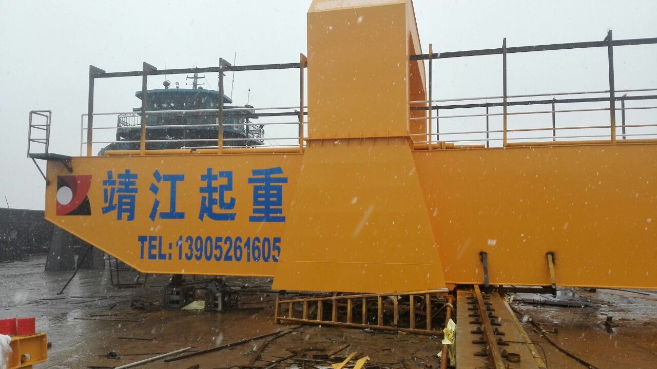 喜報：靖起100T船用門吊安裝完畢！